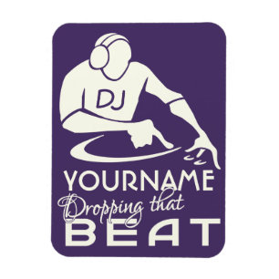 Imán del personalizado de DJ