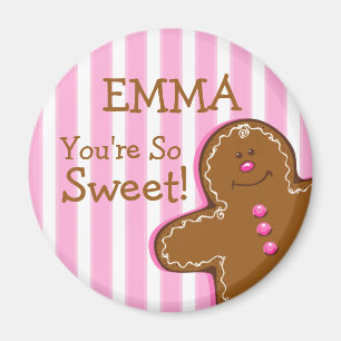 Imán del personalizado de Gingergread del azúcar