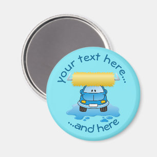Imán del personalizado de lavado de coches