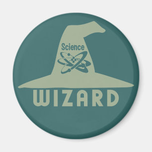 Imán del personalizado del mago de la ciencia