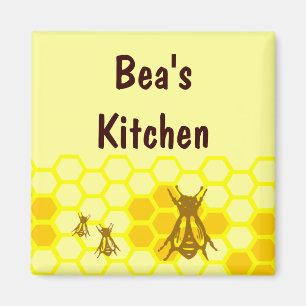 Imán del personalizado del panal de la abeja de l