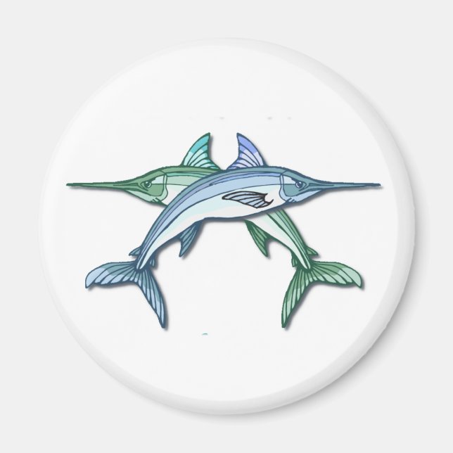 Imán del pez espada (Frente)
