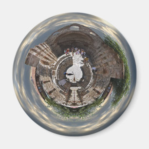 Imán del planeta de la ruina de Nessebar