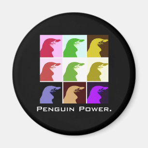 Imán del poder del pingüino