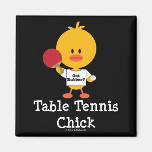 Imán del polluelo de los tenis de mesa
