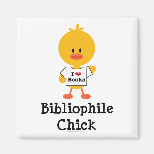 Imán del polluelo del bibliófilo