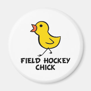 Imán del polluelo del hockey hierba