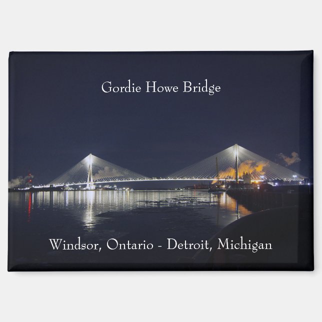 imán del puente Gordie Howe (Anverso)