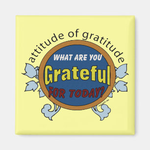 Imán del recordatorio de la gratitud