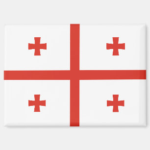 Imán del Rectángulo de la Bandera Nacional de Geor