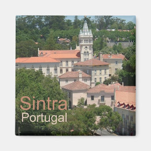 Imán del recuerdo de la foto del viaje de Sintra