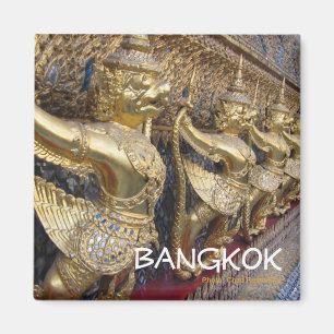 Imán del recuerdo del viaje de Bangkok Tailandia