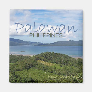 Imán del recuerdo del viaje de Palawan Filipinas