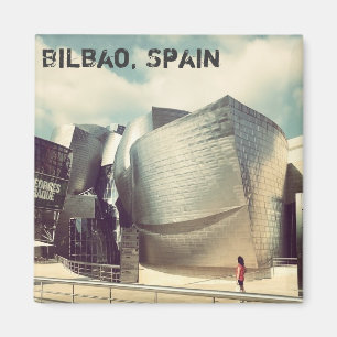 Imán del refrigerador de Bilbao España