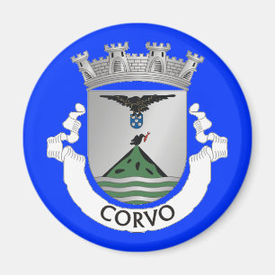 Imán del refrigerador de Corvo Azores