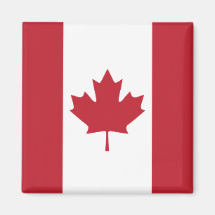 Imán del refrigerador de la bandera de Canadá