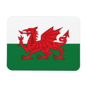 Imán del refrigerador de la bandera Galés