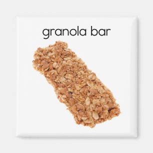 Imán del refrigerador de la barra de Granola
