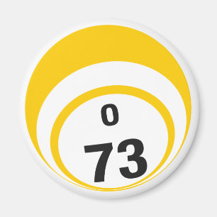 Imán del refrigerador de la bola del bingo de O 7