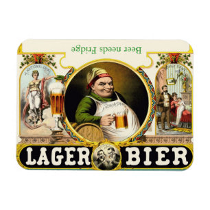 Imán del refrigerador de la cerveza