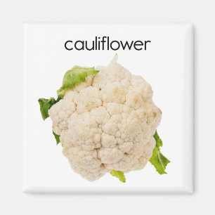 Imán del refrigerador de la coliflor