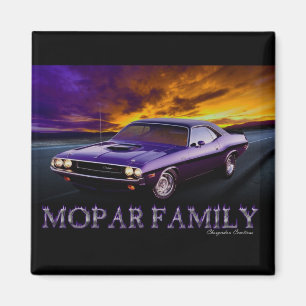 IMÁN DEL REFRIGERADOR DE LA FAMILIA DE MOPAR