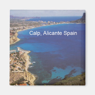 Imán del refrigerador de la foto de Calp Calpe
