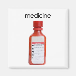 Imán del refrigerador de la medicina