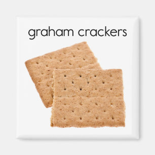 Imán del refrigerador de las galletas de Graham