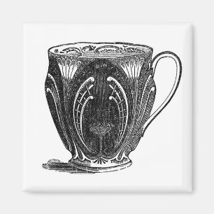 Imán del refrigerador de los 1880's de la taza de