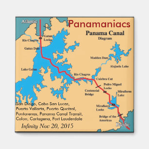 Imán del refrigerador de Panamaniacs del infinito