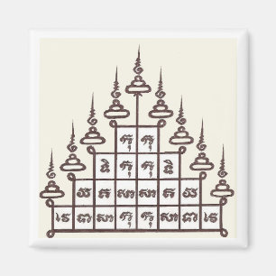 Imán del refrigerador de Sak Yant