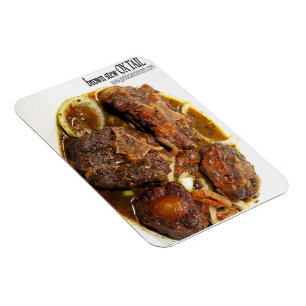 Imán del refrigerador del guisado de Brown del