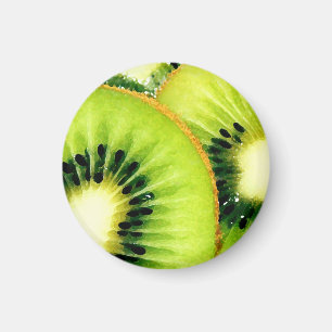 Imán del refrigerador del kiwi