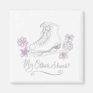 Imán del refrigerador del patinaje artístico