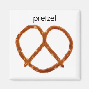 Imán del refrigerador del pretzel