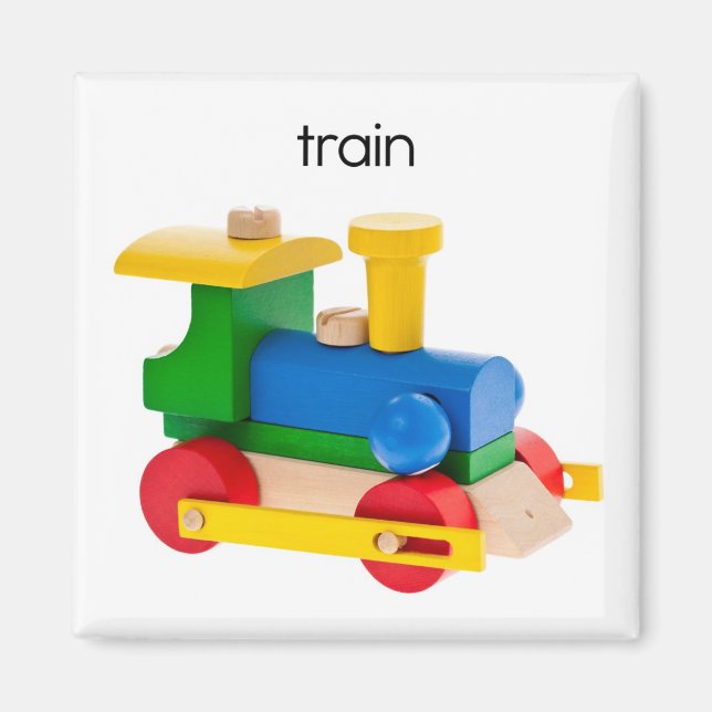 Imán del refrigerador del tren (Frente)