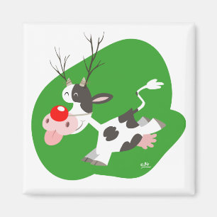 Imán del reno del navidad