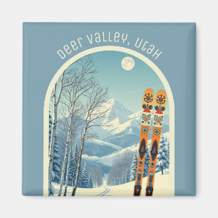 Imán del resort de esquí Deer Valley Utah