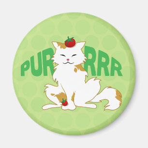 Imán del ronroneo del gato de Campari