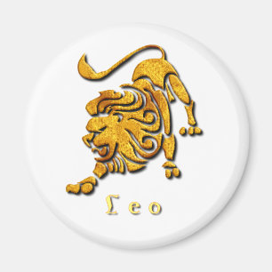 Imán del Rótulo de Leo