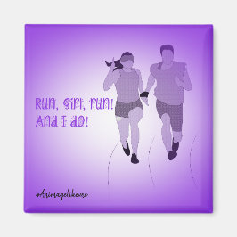 Imán del Runner con problemas de visión