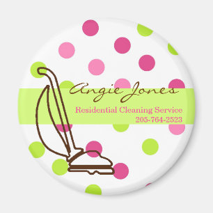 Imán del servicio de la limpieza