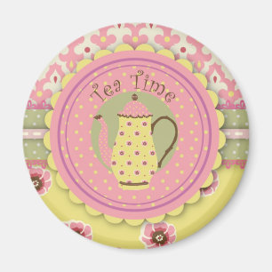 Imán del servicio de té