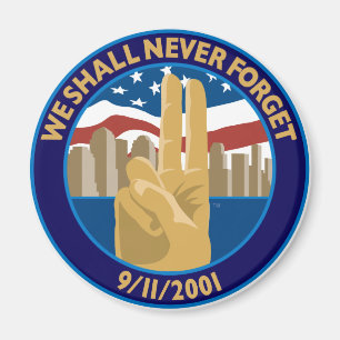 imán del símbolo 9/11Memorial
