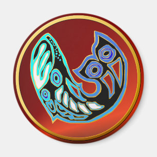 Imán del símbolo de la ballena