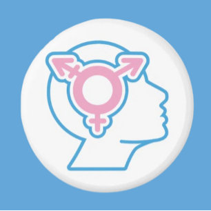Imán del Símbolo del Orgullo Trans