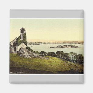 Imán Del soporte Edgcumbe, Plymouth, obra clásica Pho