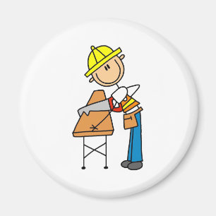 Imán del tablero del Sawing del trabajador de