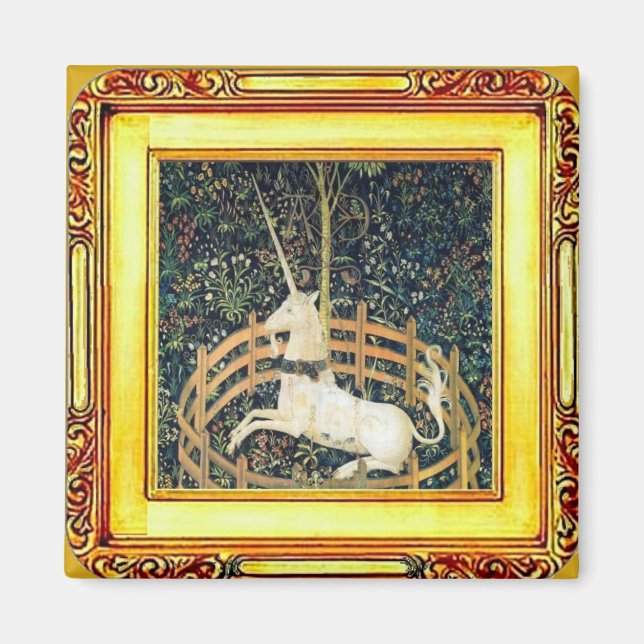Imán del Tapiz del Unicornio (Frente)